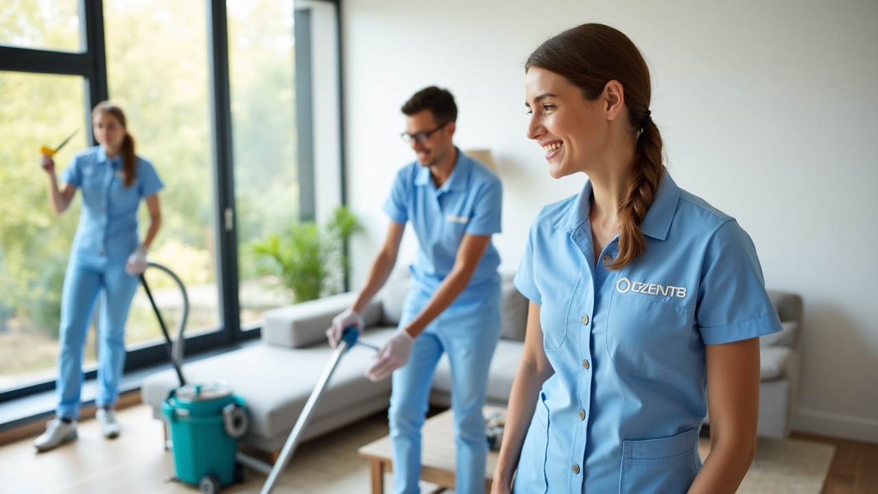 Gavfull Profesyonel Temizlik Ekibi Çalışırken